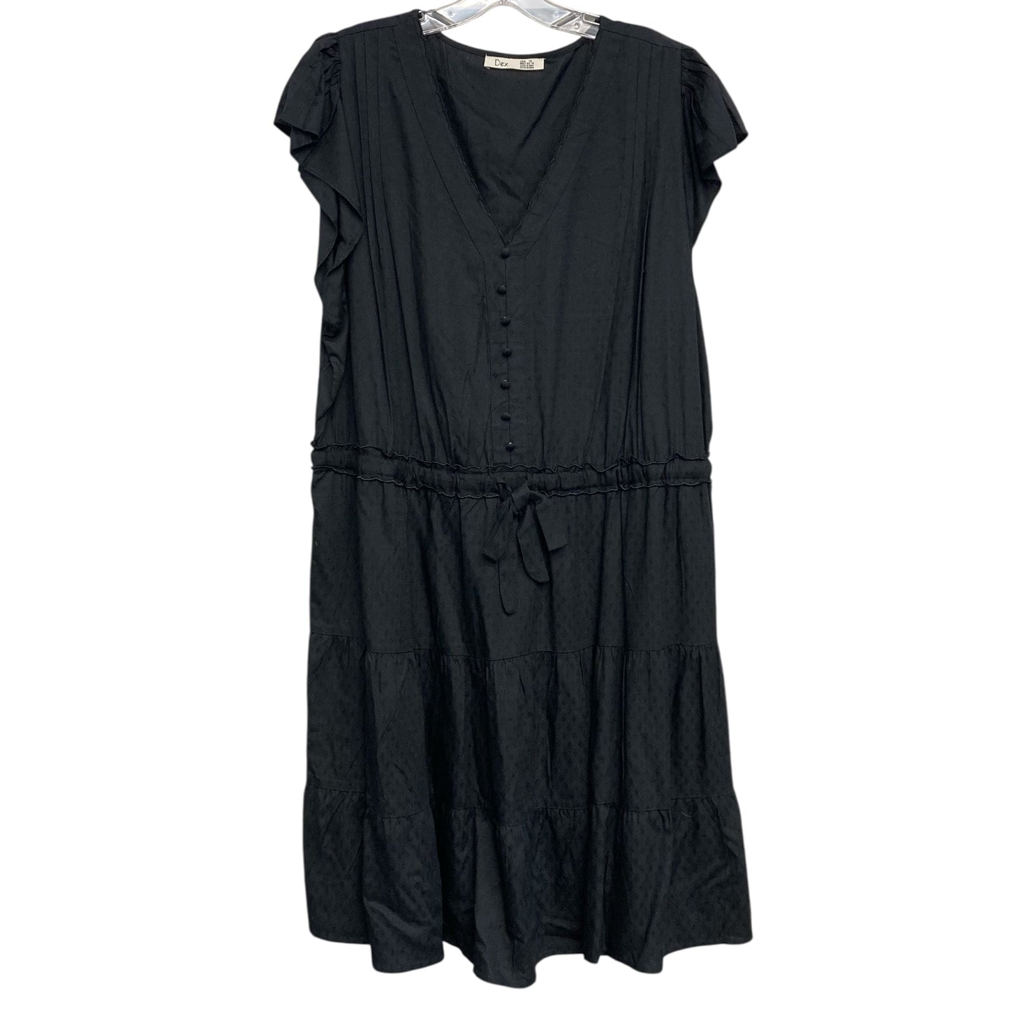 Dress Casual Short By Dex In Black, Size:1X