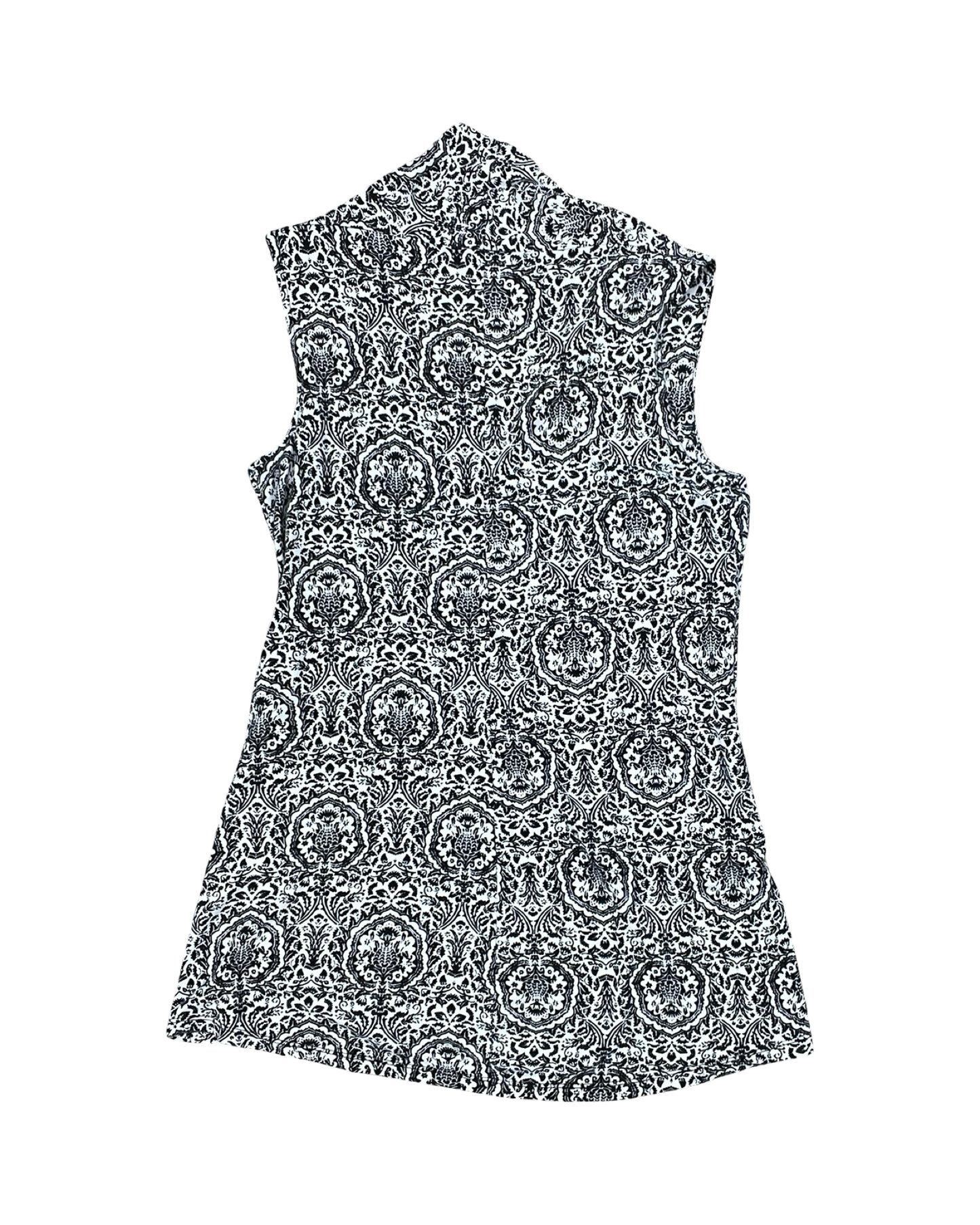 Top Sleeveless By Rose And Olive In Black & White, Size:M