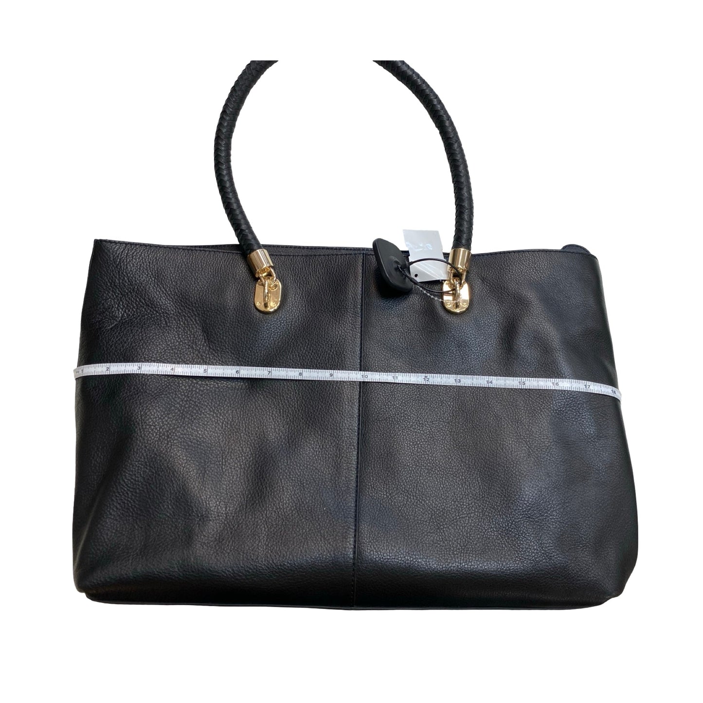 Handbag Leather By Cole-Haan In Black, Size:Large