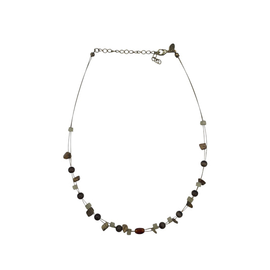 Necklace Statement By Lia Sophia In Brown