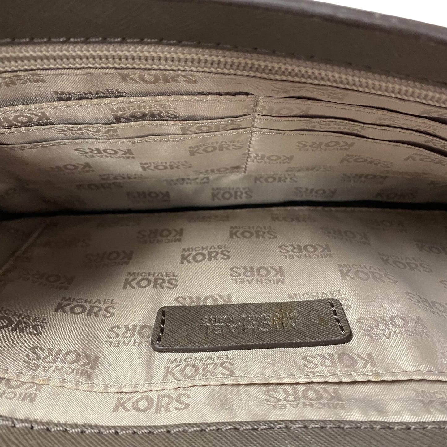 Crossbody Designer By Michael Kors In Brown, Size:Medium