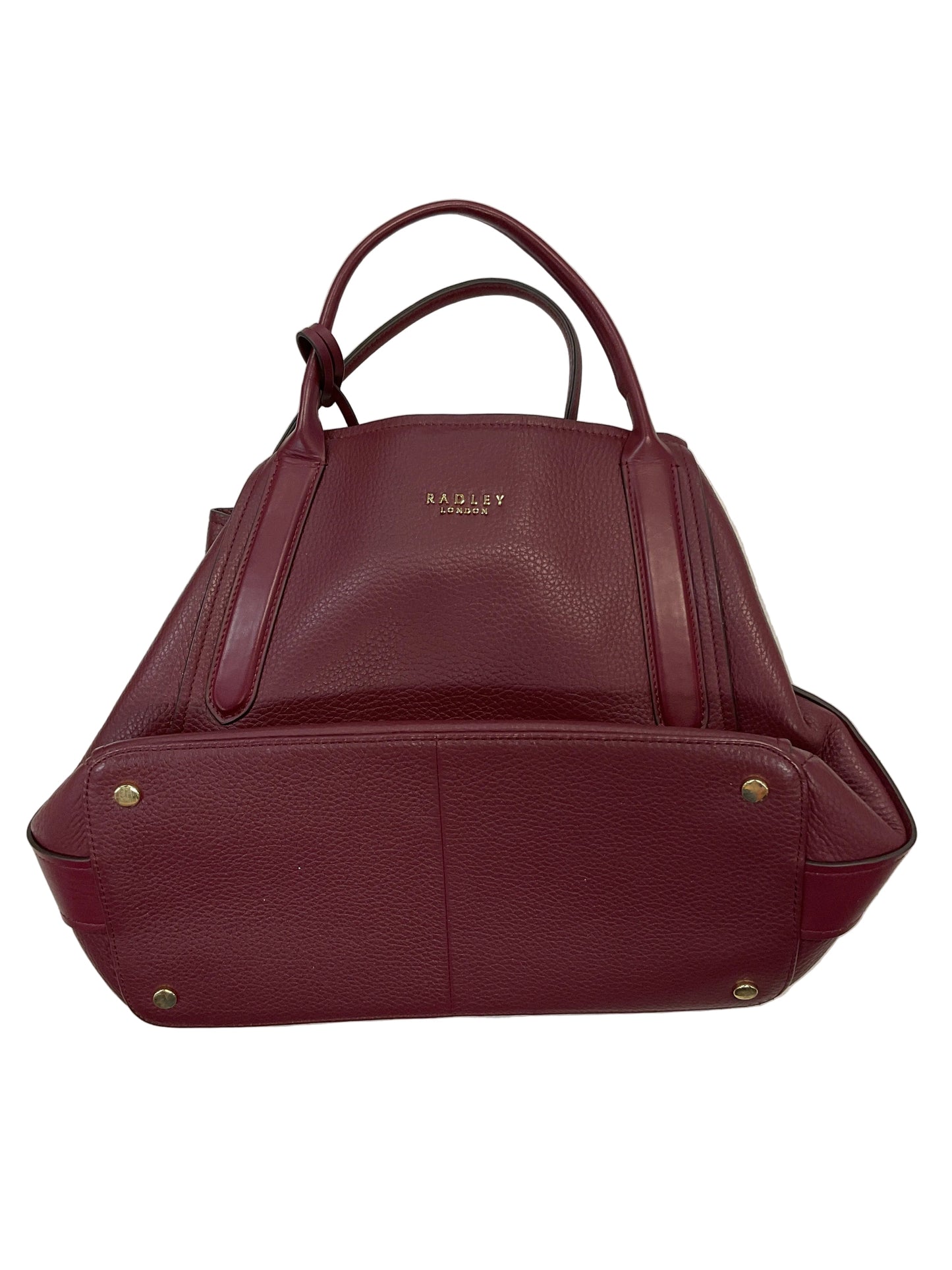 Handbag Leather By Radley London In Purple, Size:Medium