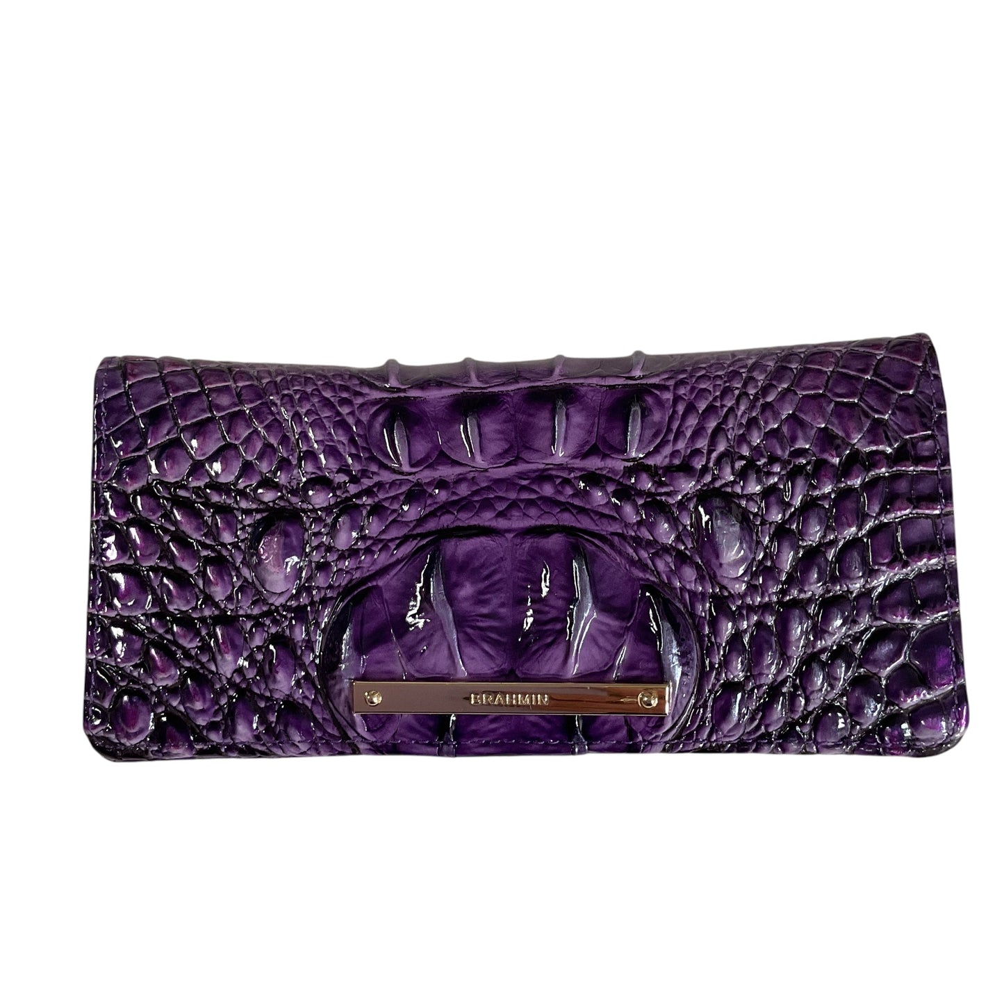 Wallet Designer By Brahmin In Purple, Size:Large