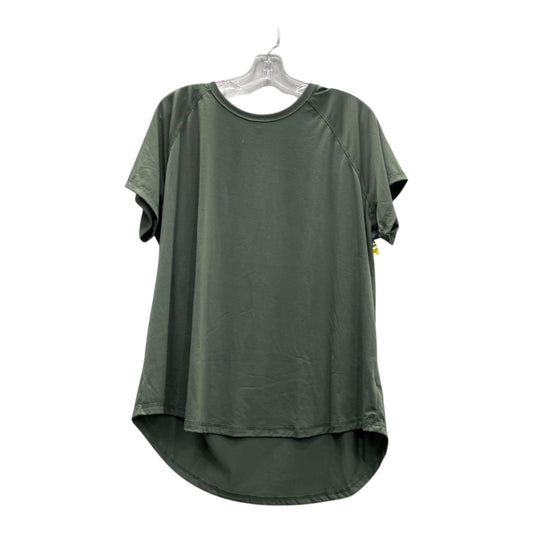 Athletic Top Ss By Tek Gear In Green, Size:1X
