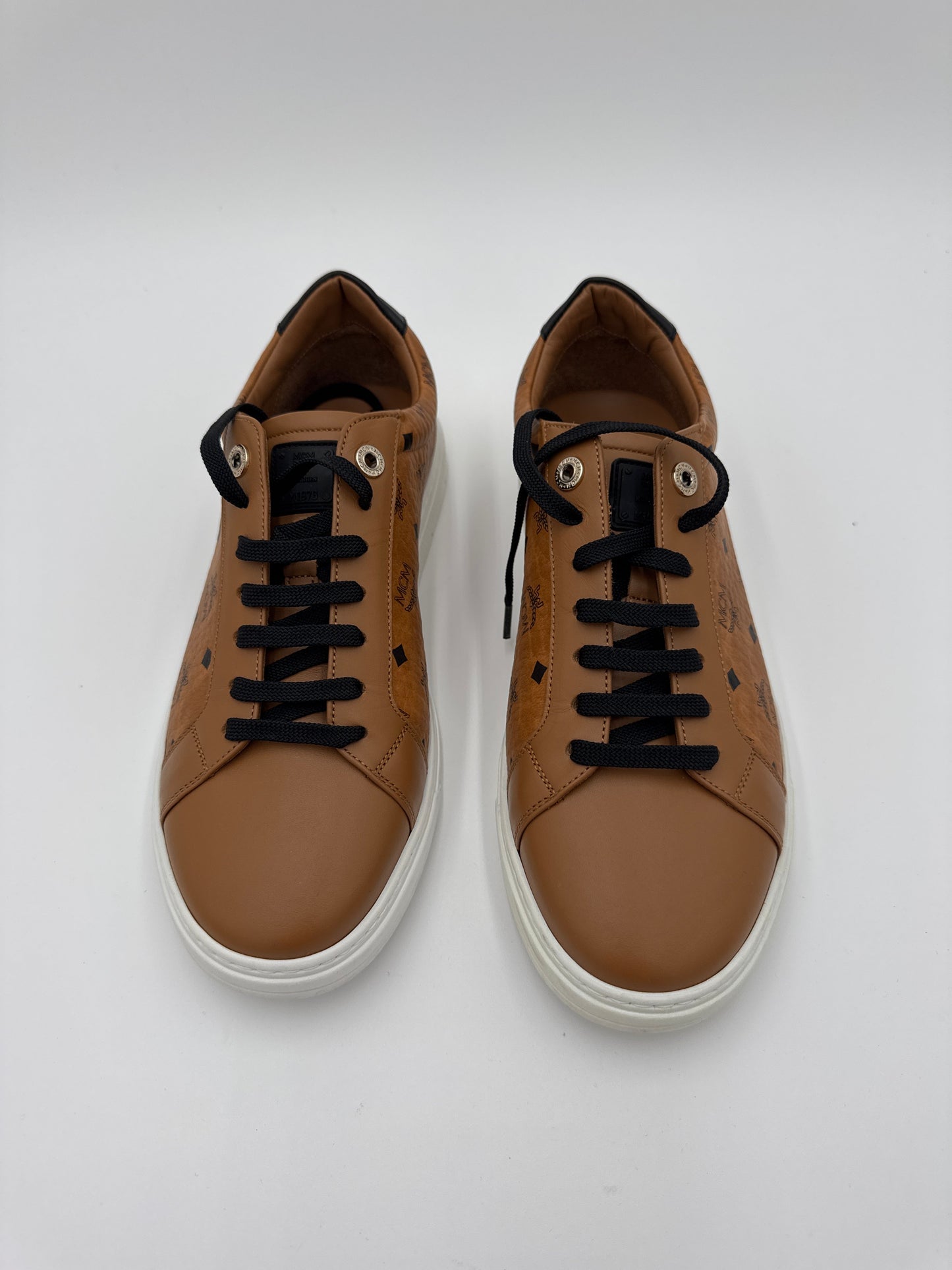 Shoes Luxury Designer By Mcm In Brown, Size:9.5