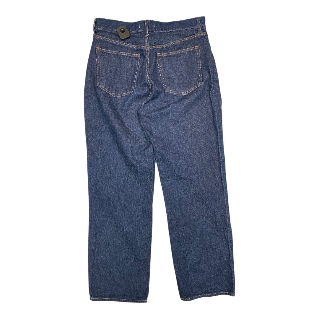 Jeans Wide Leg By Abercrombie And Fitch In Blue Denim, Size:10L