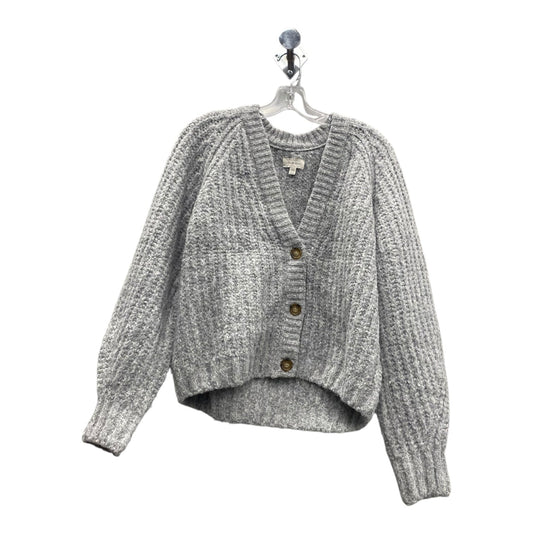 Sweater Cardigan By Lucky Brand In Grey, Size:M