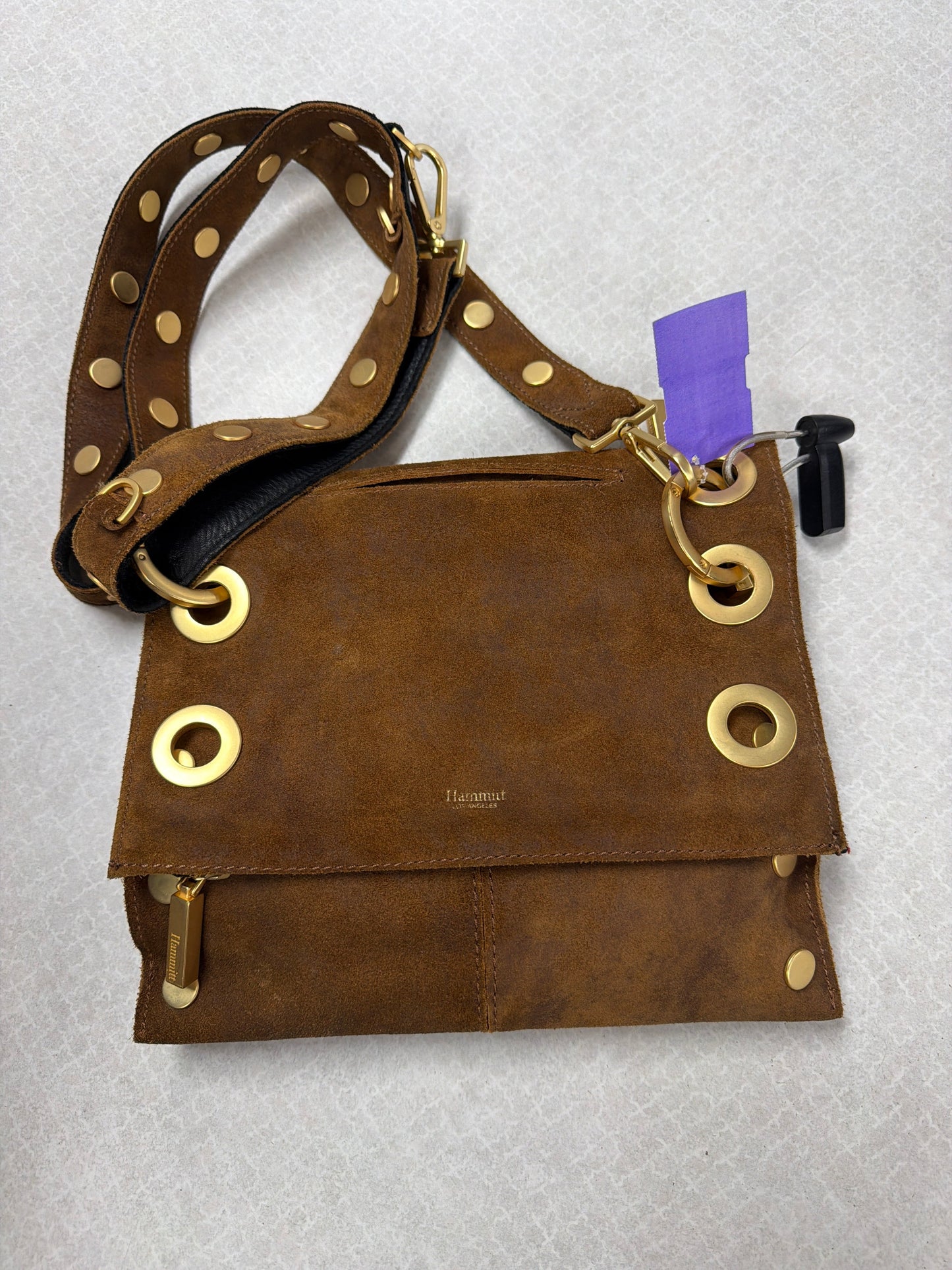 Handbag Leather By Hammitt In Brown, Size:Medium