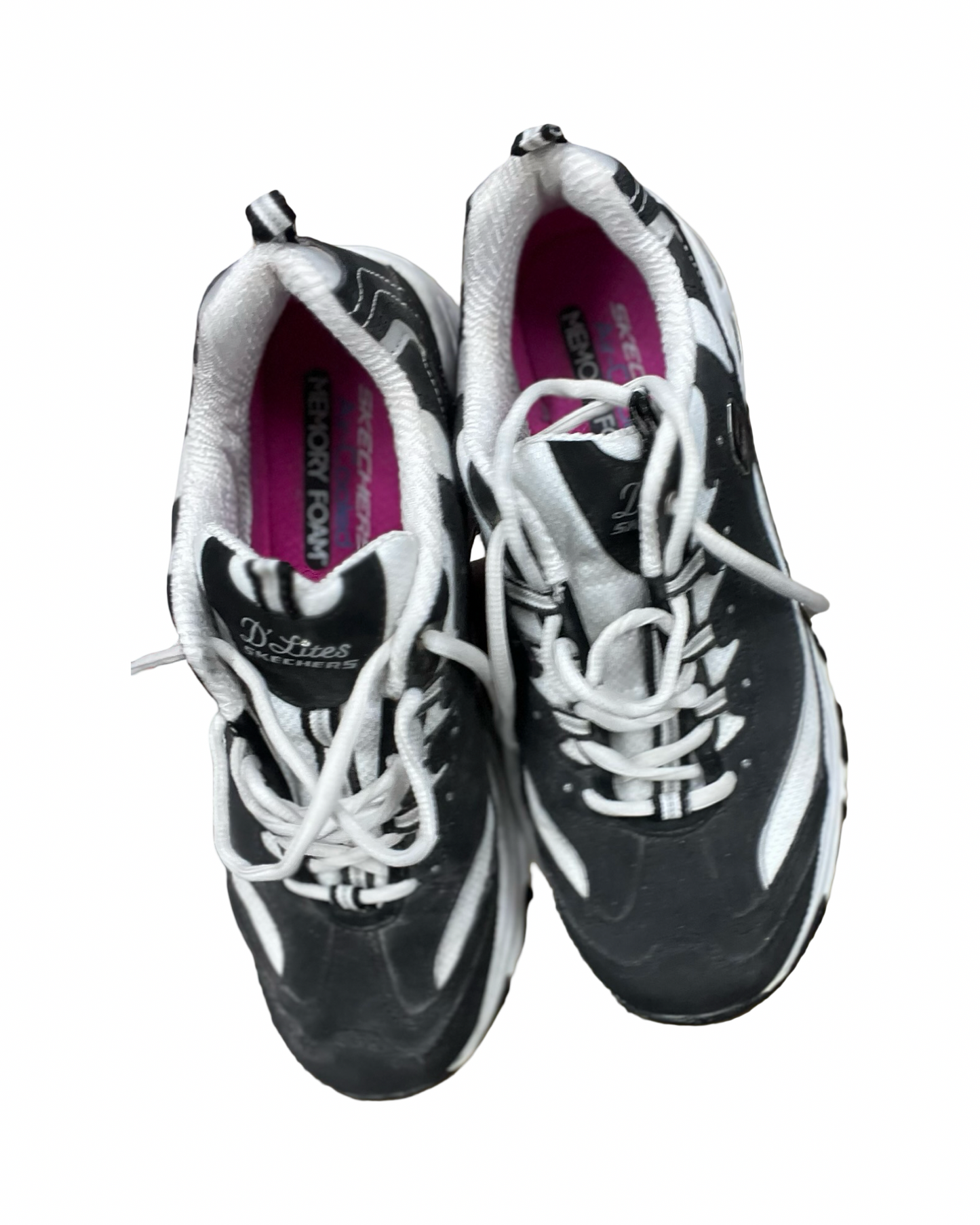 Shoes Athletic By Skechers In Black & White, Size:10
