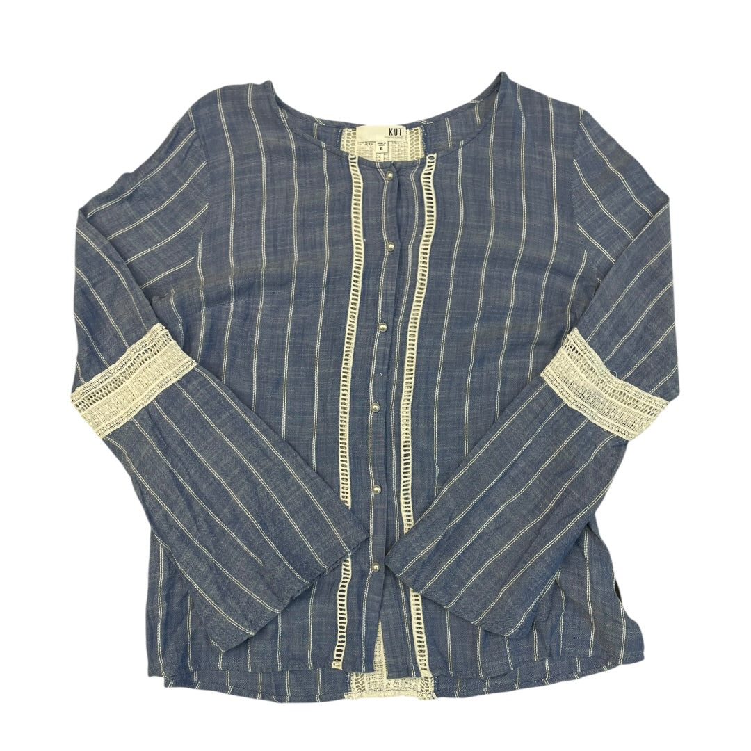 Top Ls By Kut In Blue, Size:Xl