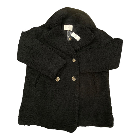 Coat Faux Fur & Sherpa By Lou And Grey In Black, Size:S