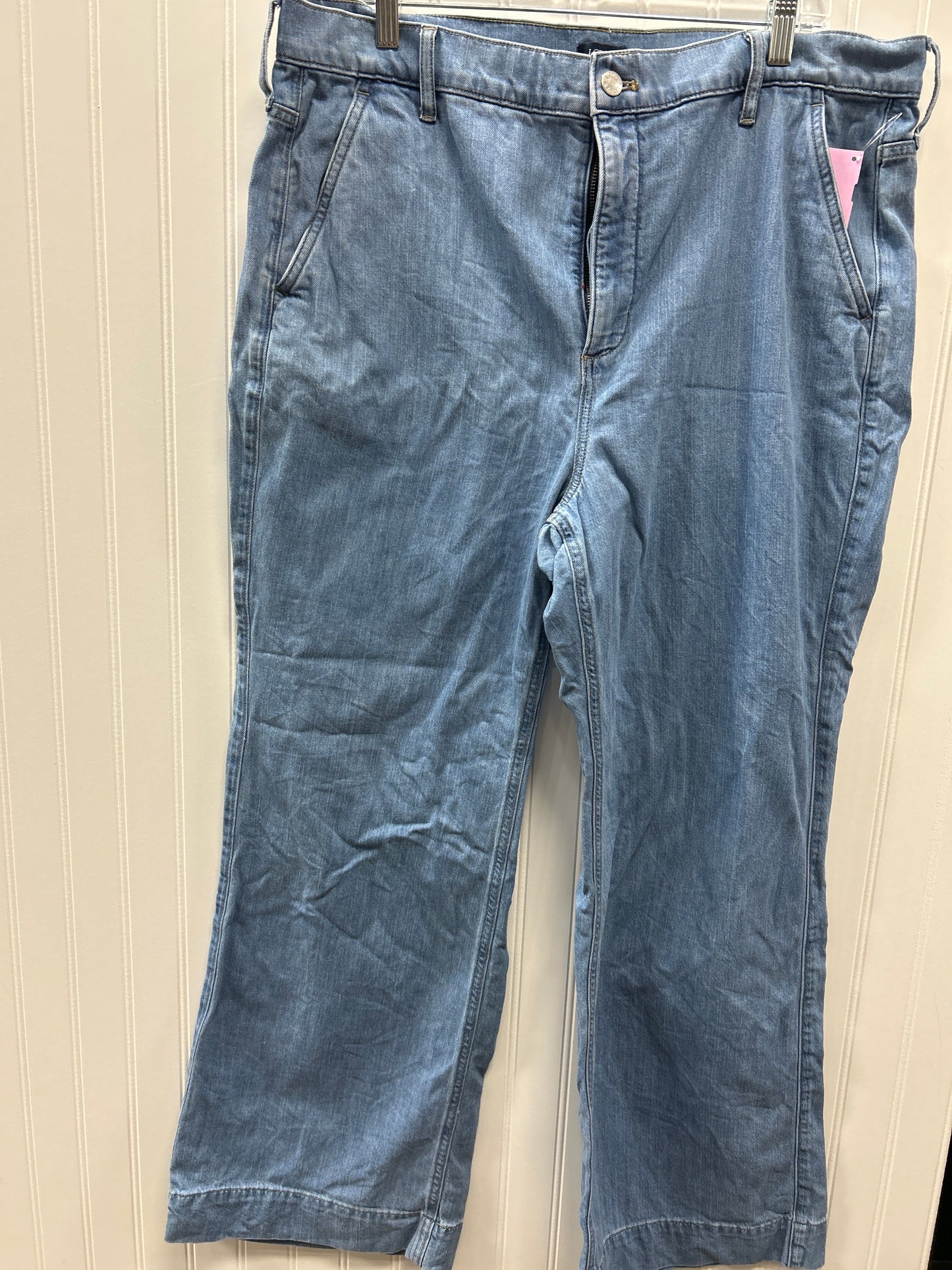 Jeans Straight By J. Crew In Blue Denim, Size:14