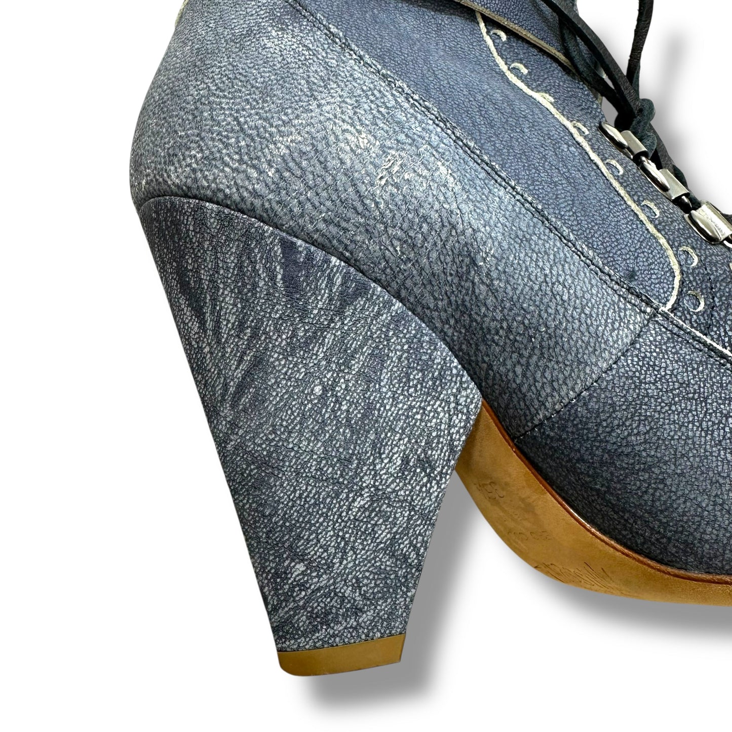 Shoes Heels Block By Jerome C. Rousseau In Blue, Size: 5.5