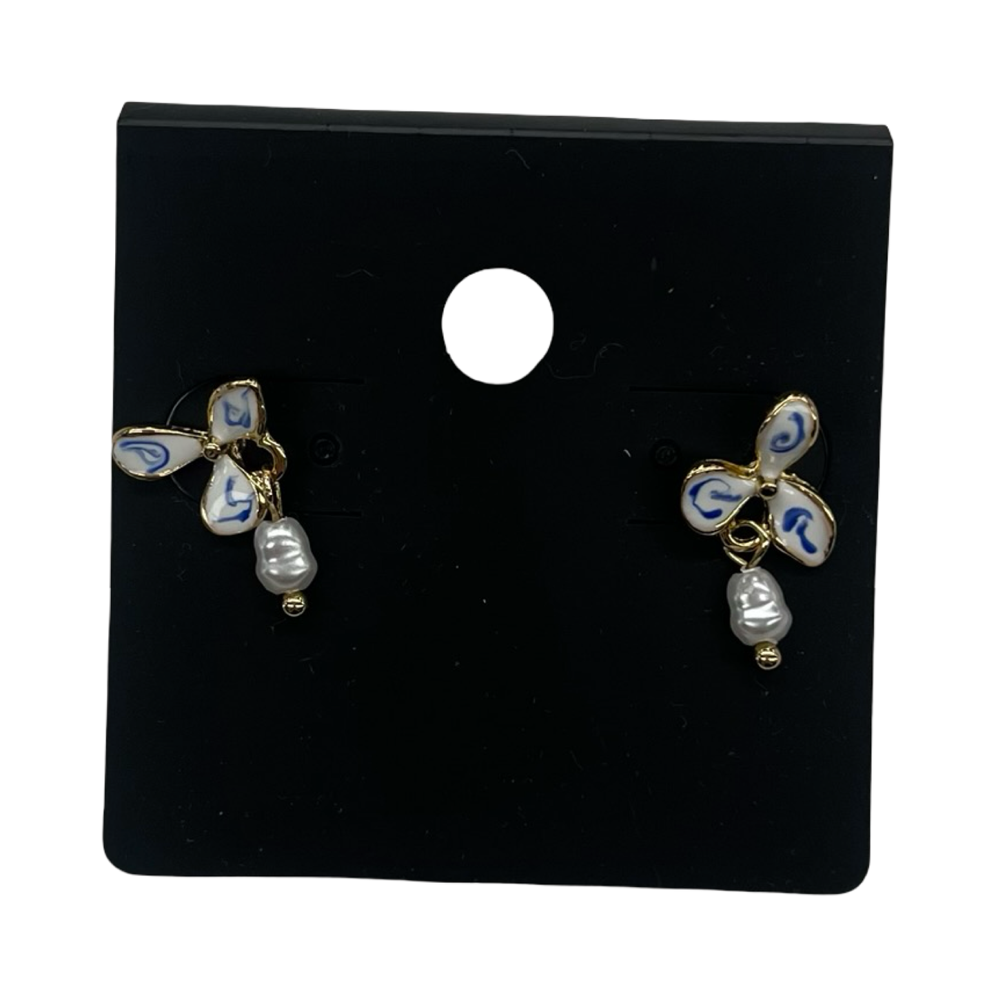 Earrings Dangle/Drop By Clothes Mentor In Blue