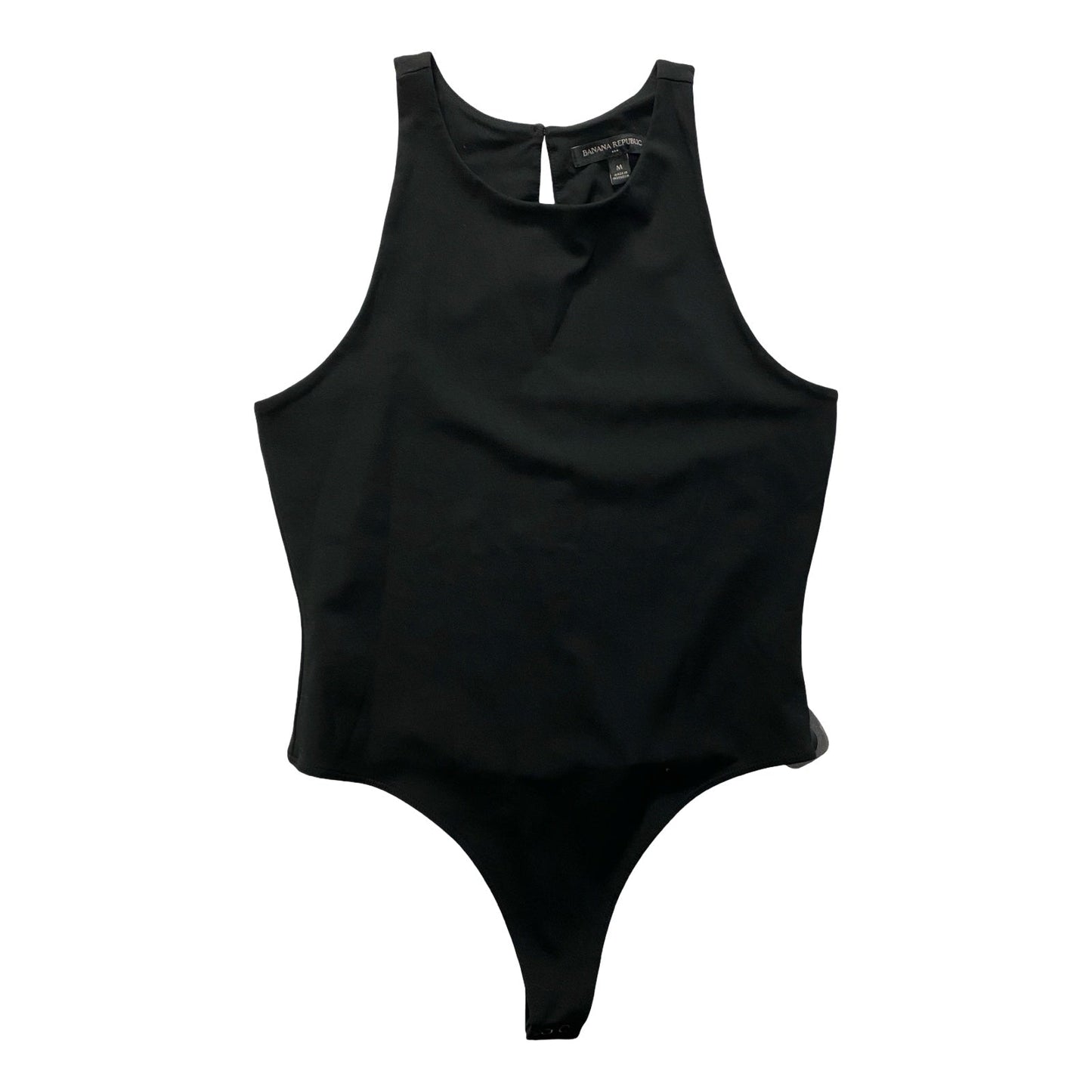 Top Sleeveless By Banana Republic In Black, Size:M