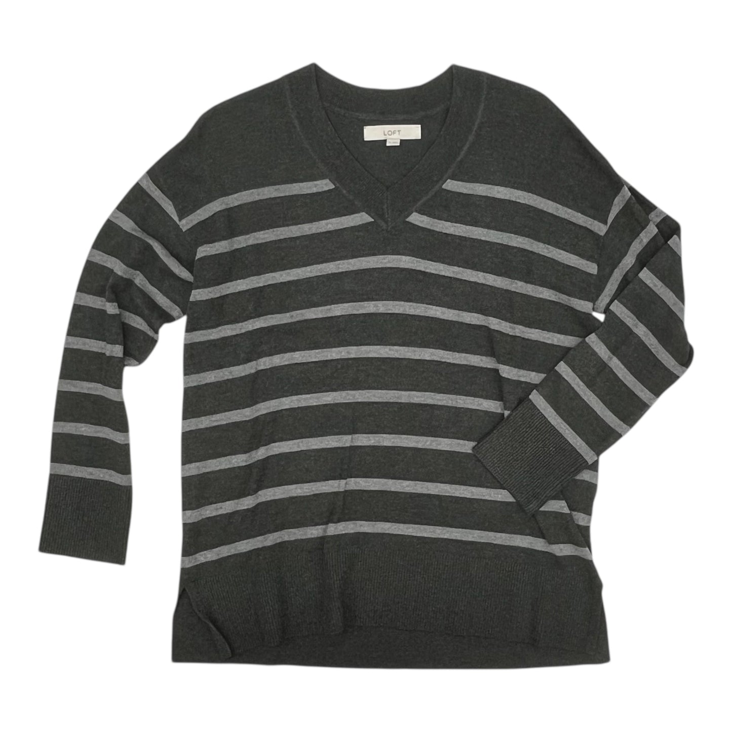 Sweater By Loft In Grey, Size:M