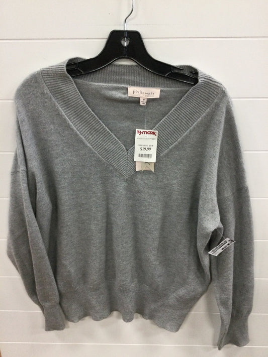 Top Ls By Philosophy In Grey, Size:M