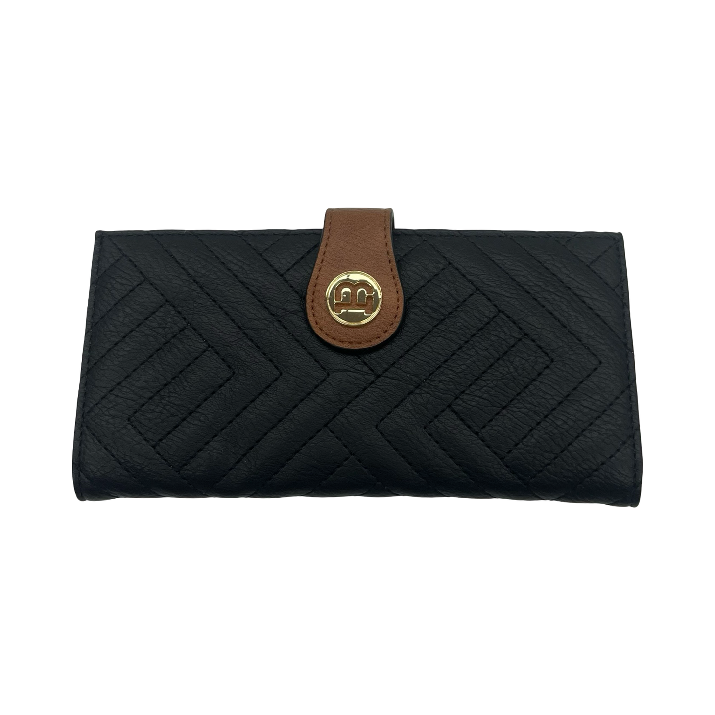 Wallet By Cme In Black & Brown, Size:Medium