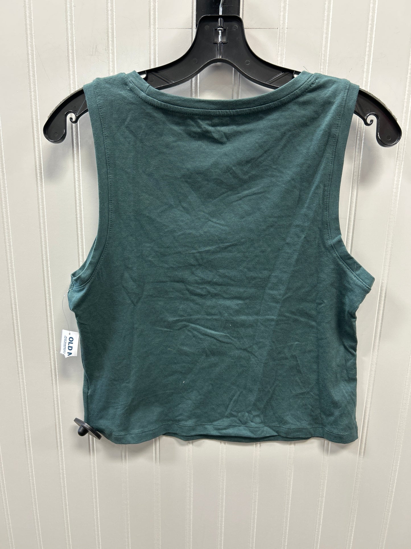 Tank Top By Old School In Green, Size:M