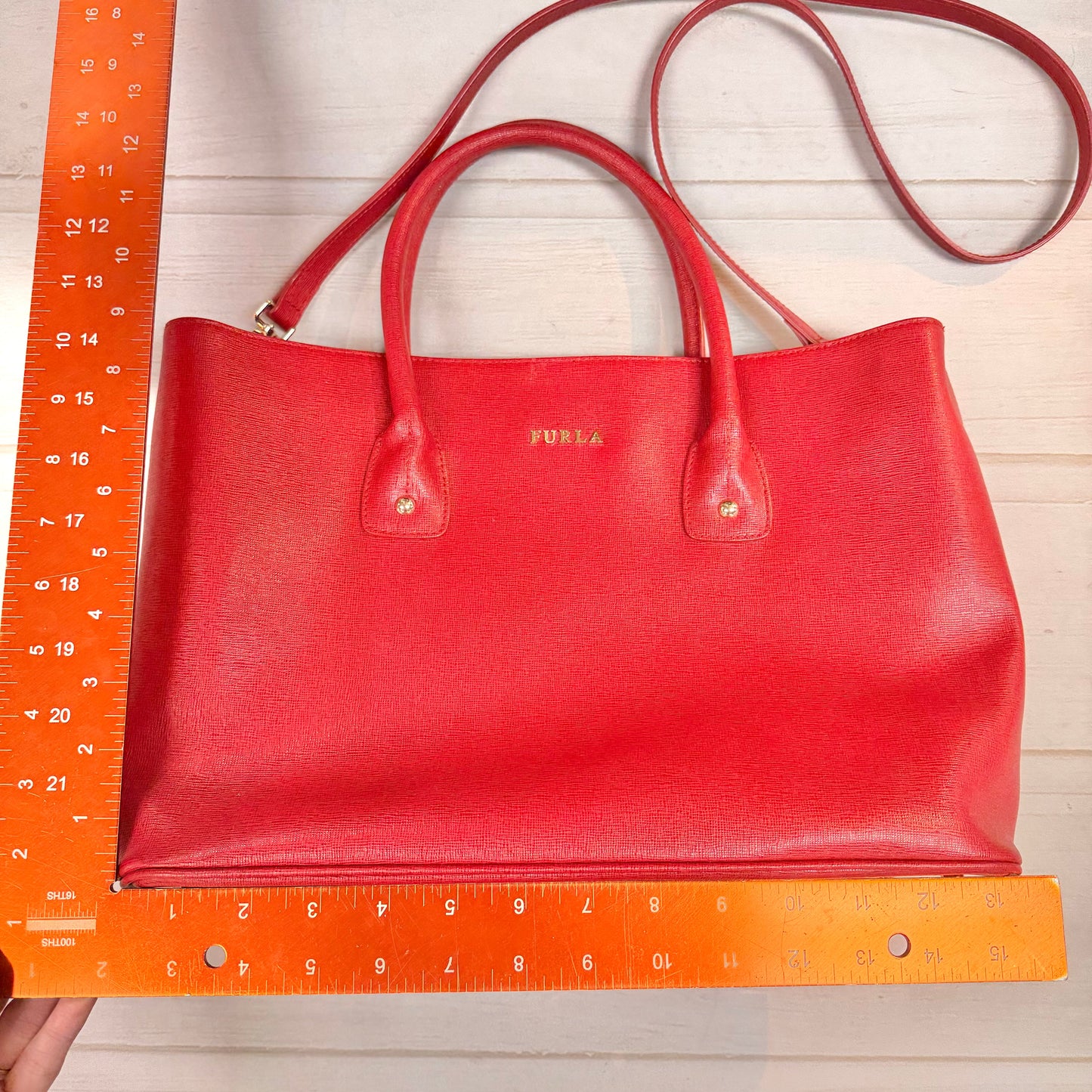 Handbag Luxury Designer By Furla, Size: Large