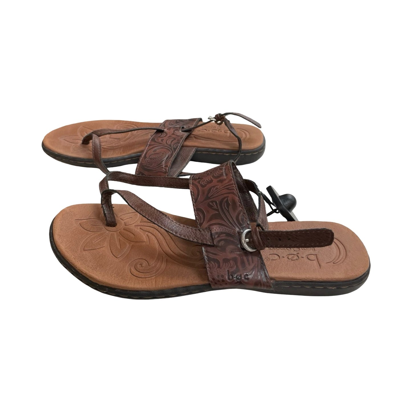 Sandals Flats By Boc In Brown, Size:8