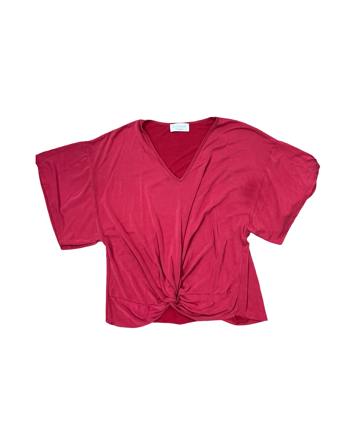 Top Ss By Lavender Field In Red, Size:M