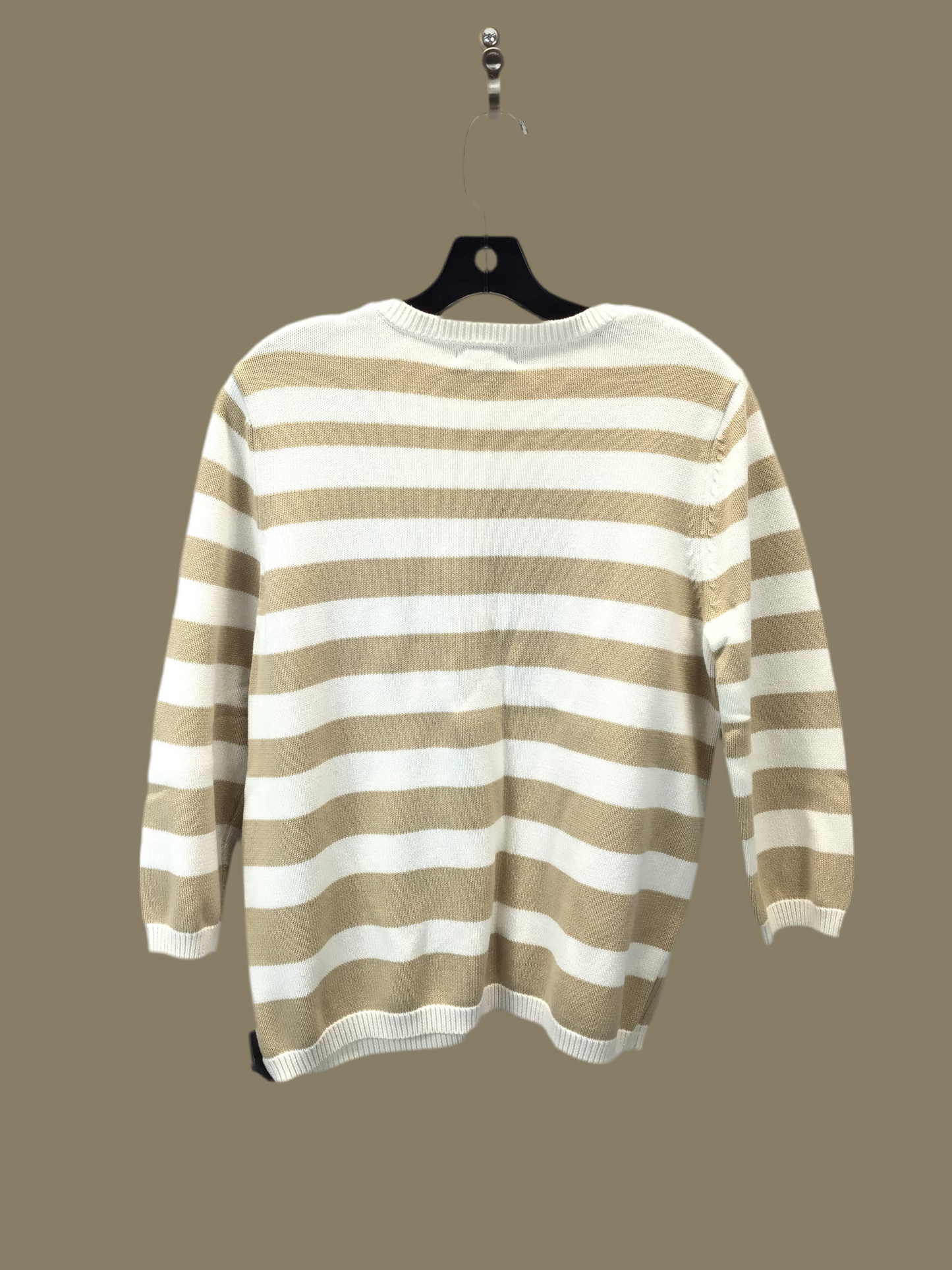 Sweater By White Stag In Cream & Tan, Size: Xl