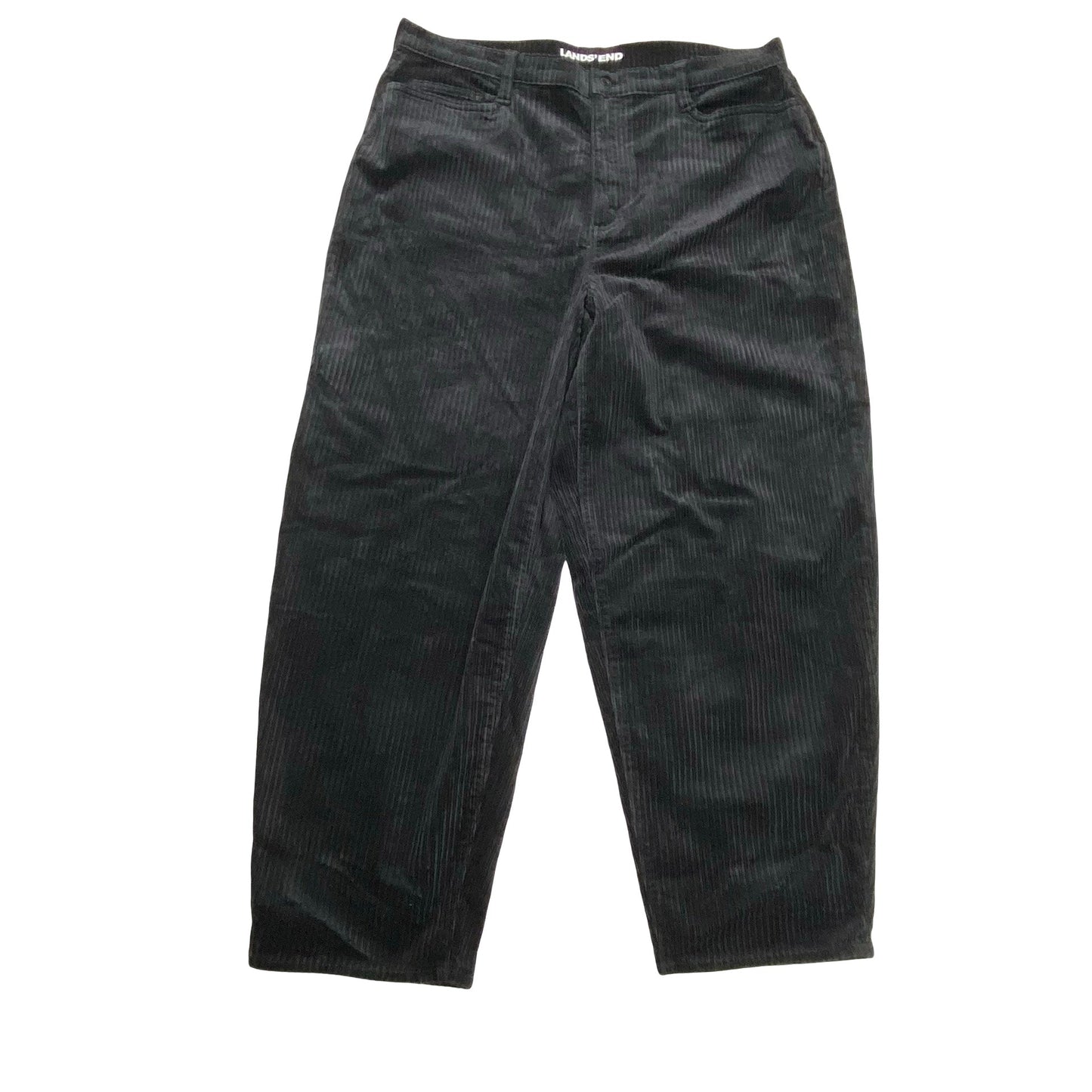 Pants Wide Leg By Lands End In Black, Size:16
