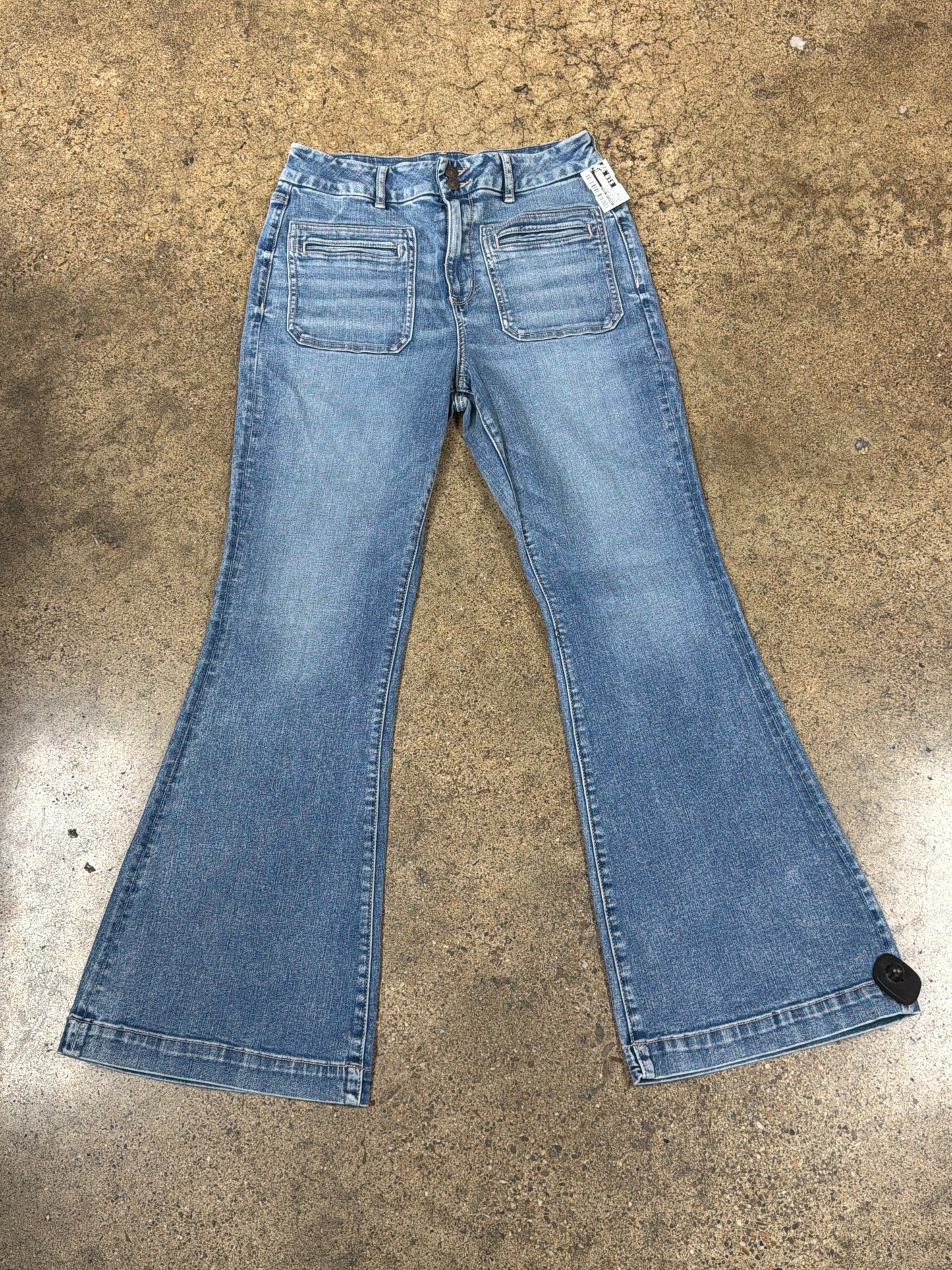 Jeans Flared By American Eagle In Blue Denim, Size:10