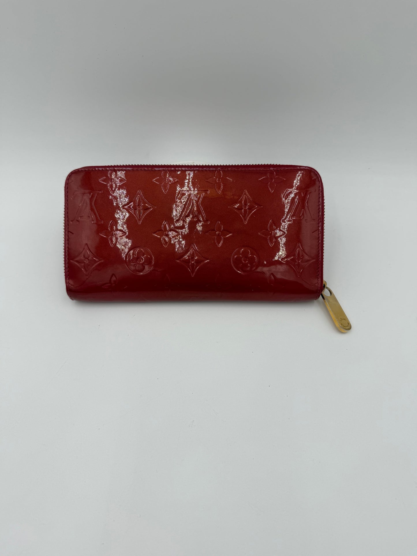 Wallet Luxury Designer By Louis Vuitton In Red, Size:Large