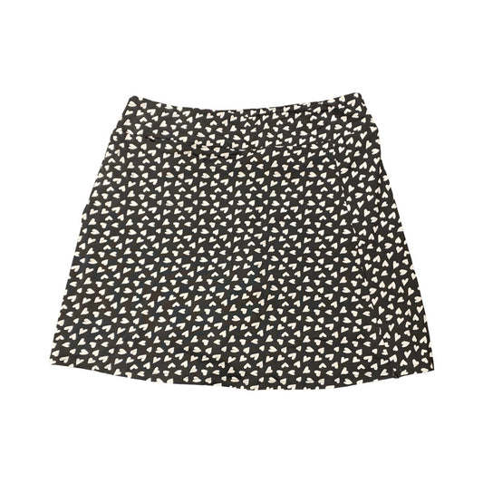 Athletic Skort By Lulu B In Black & White, Size:S
