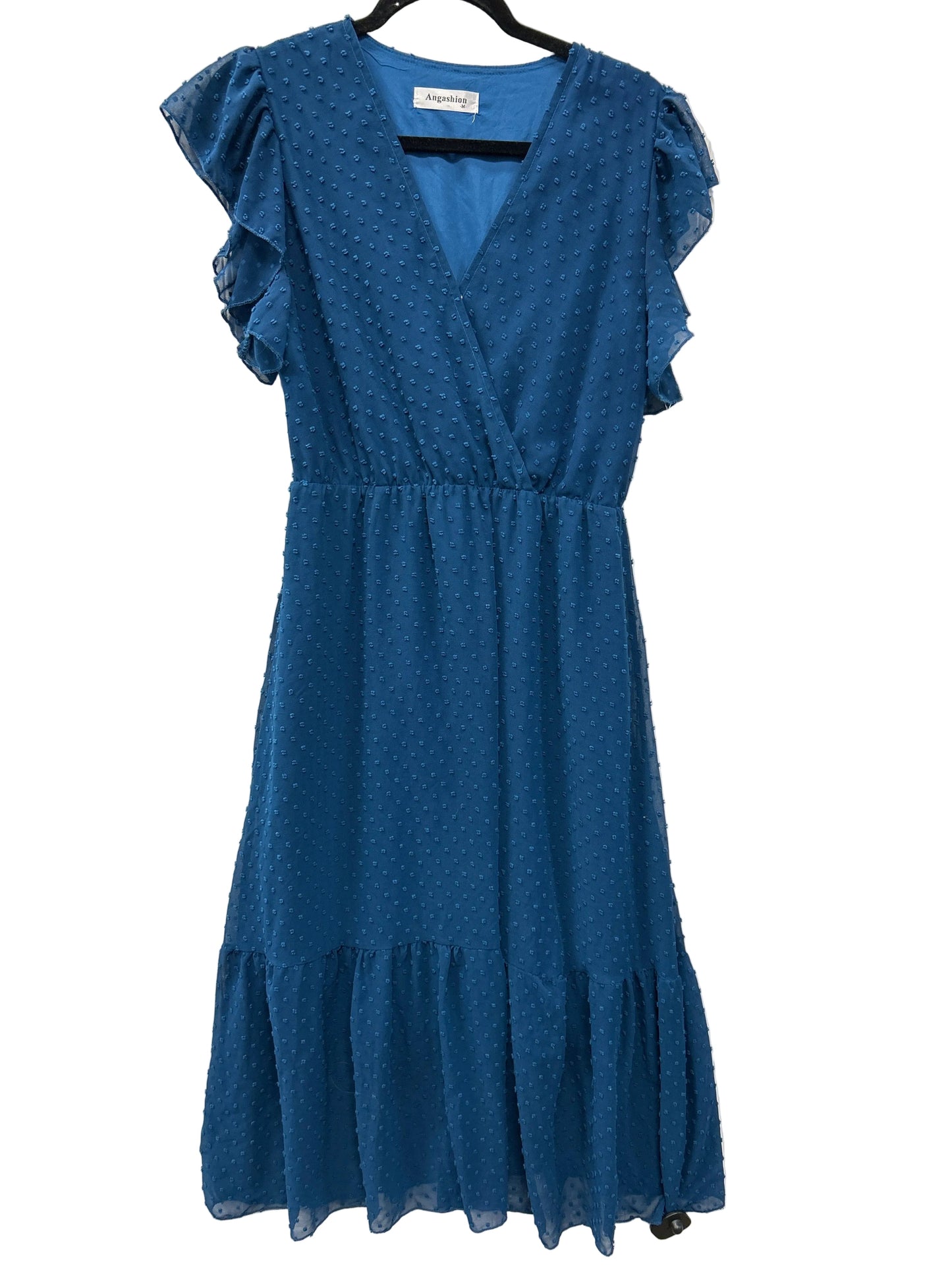 Dress Casual Maxi By Angashion In Blue, Size:Mp