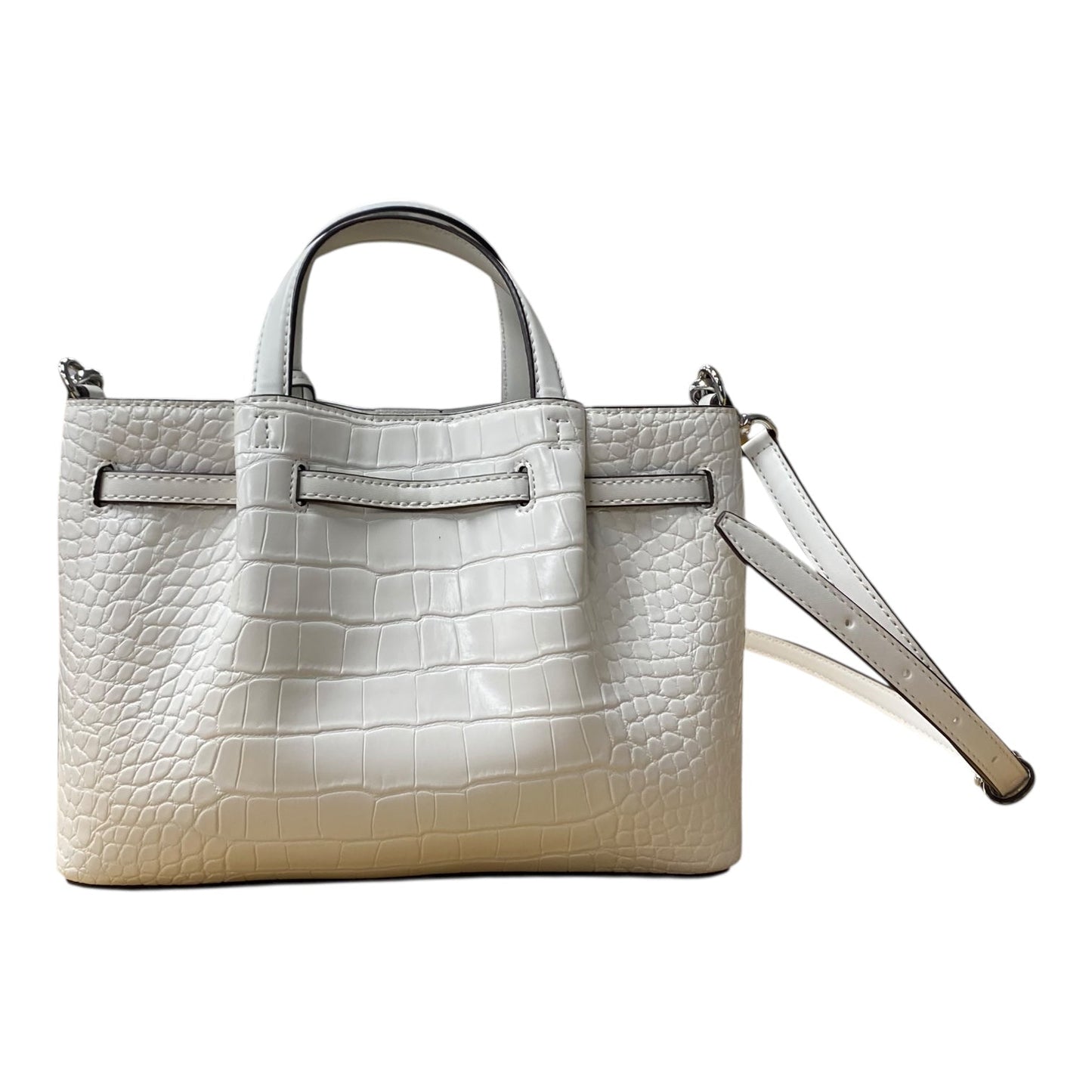 Crossbody Designer By Michael Kors In White, Size:Medium