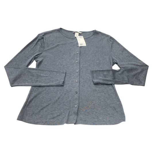Sweater Cardigan By H&M In Grey, Size:L