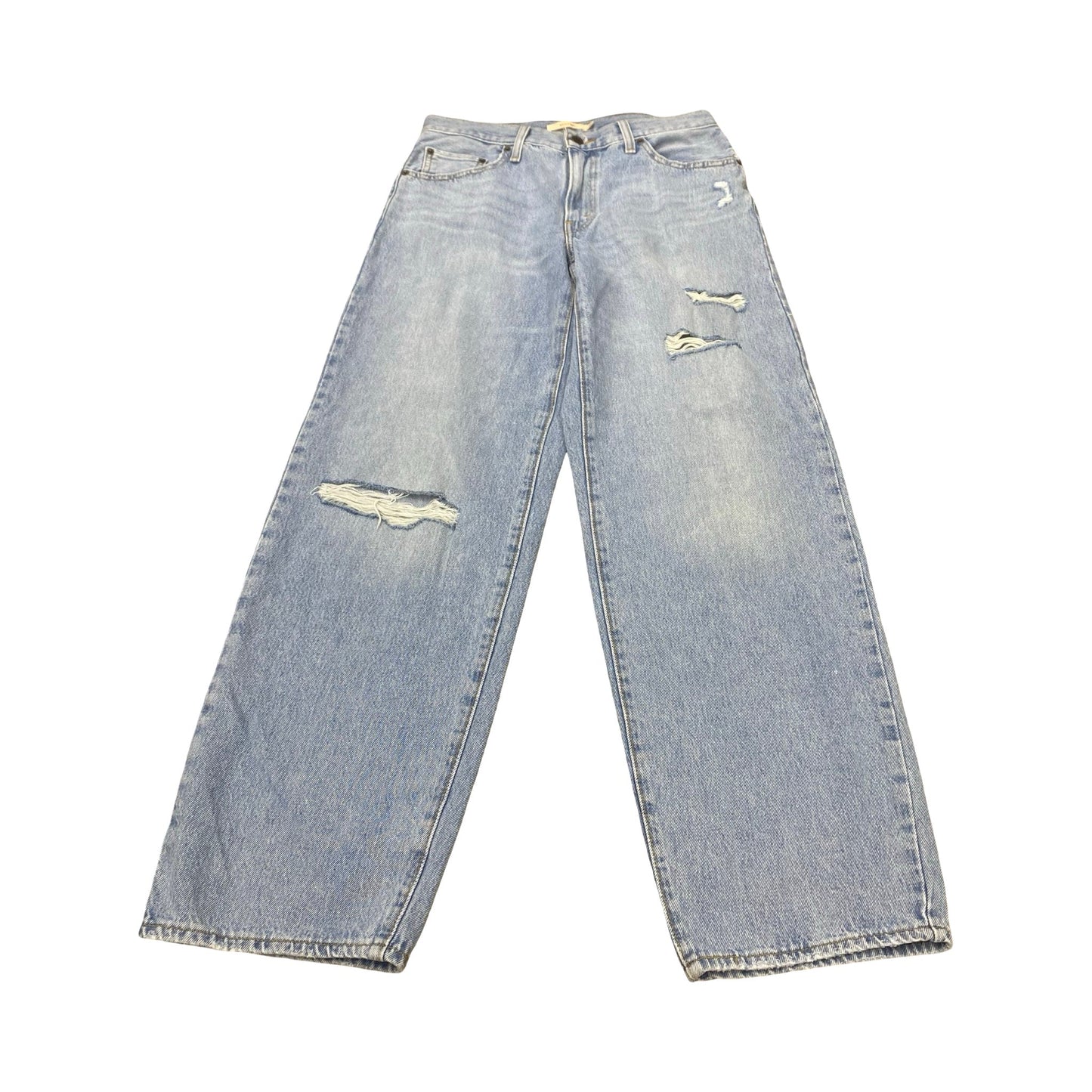 Jeans Wide Leg By Levis In Blue Denim, Size:6