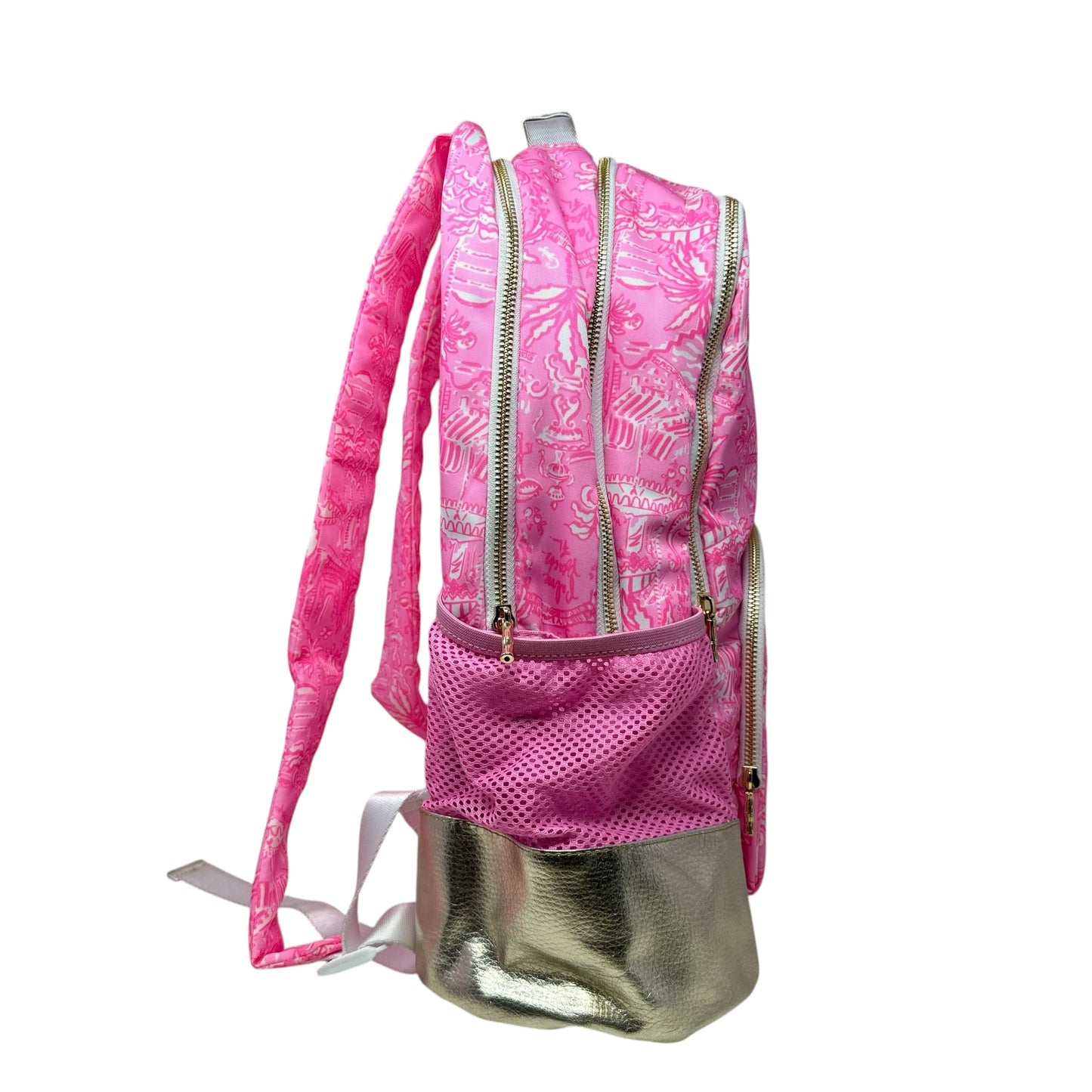 Palm Beach Playground Backpack Designer By Lilly Pulitzer, Size: Large