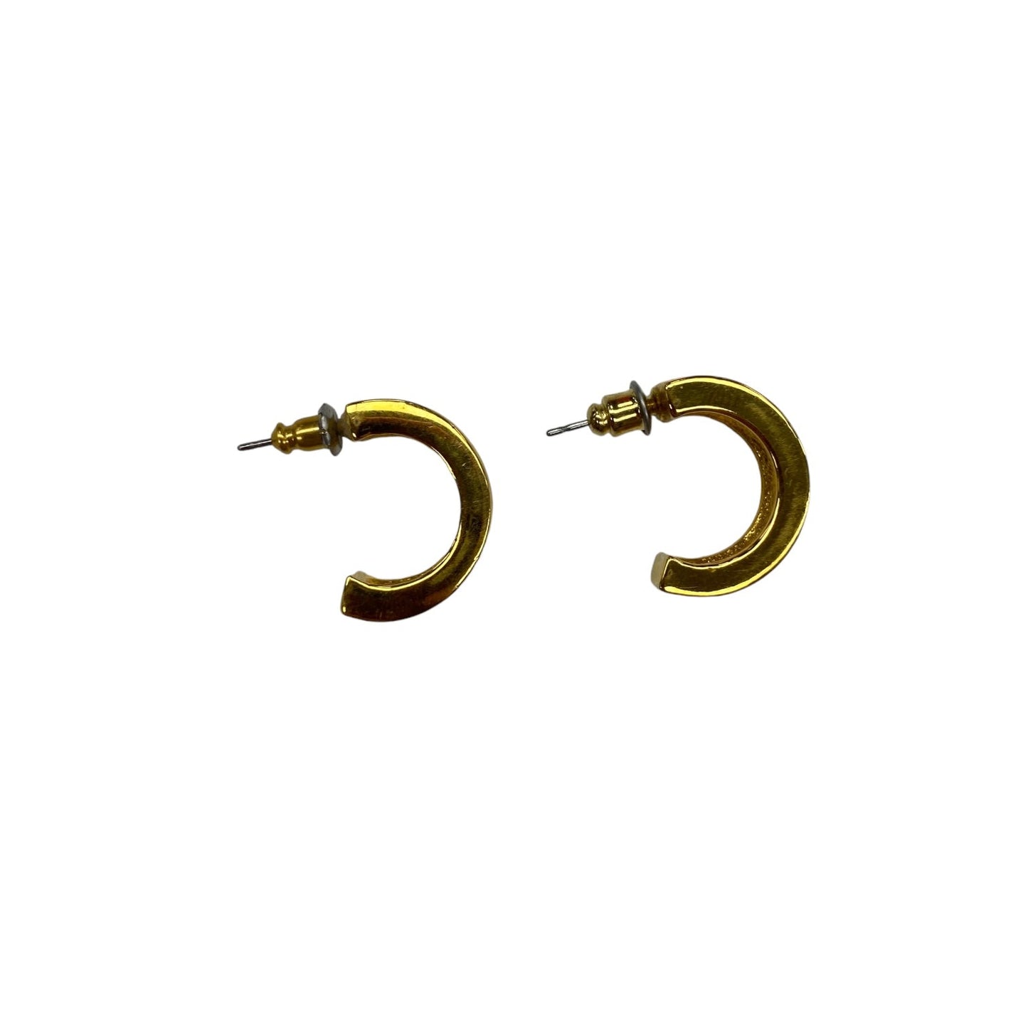 Earrings Hoop By Clothes Mentor In Gold