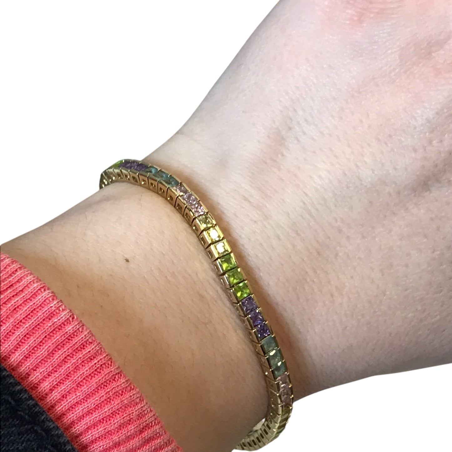 Bracelet Sterling Silver By In Gold & Green