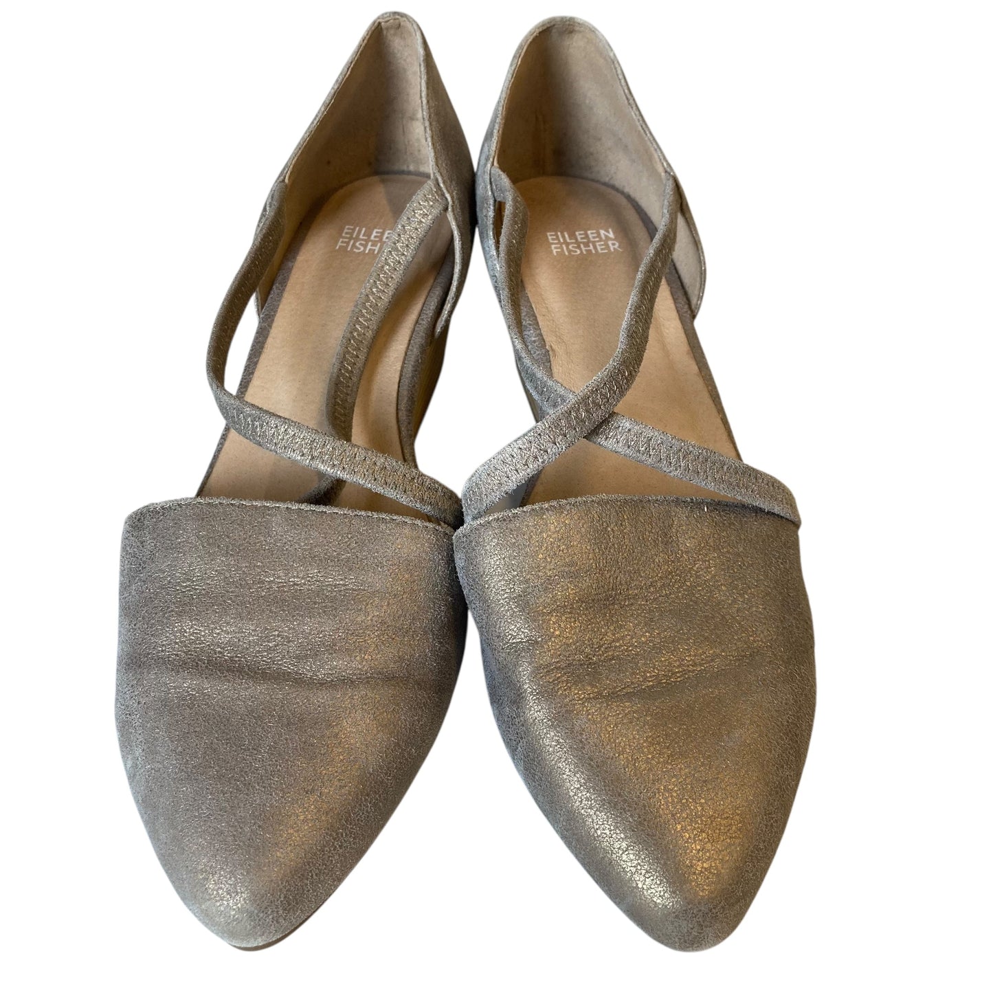 Shoes Flats By Eileen Fisher In Taupe, Size:9.5