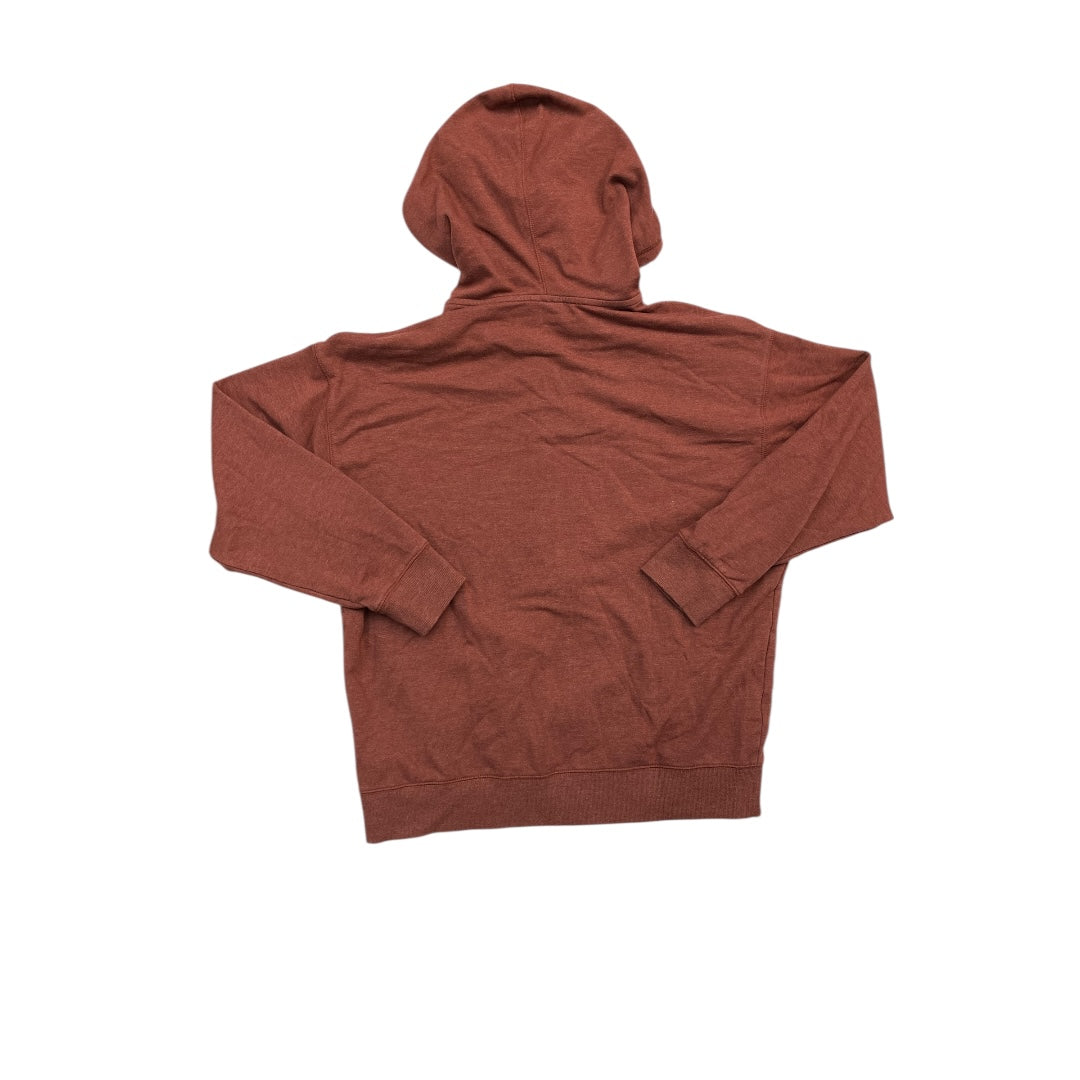 Sweatshirt Hoodie By Eddie Bauer In Brown, Size:M