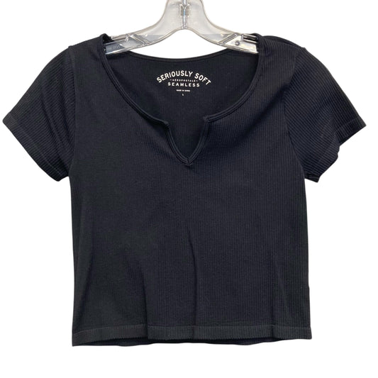 Top Ss Basic By Aeropostale In Black, Size:L