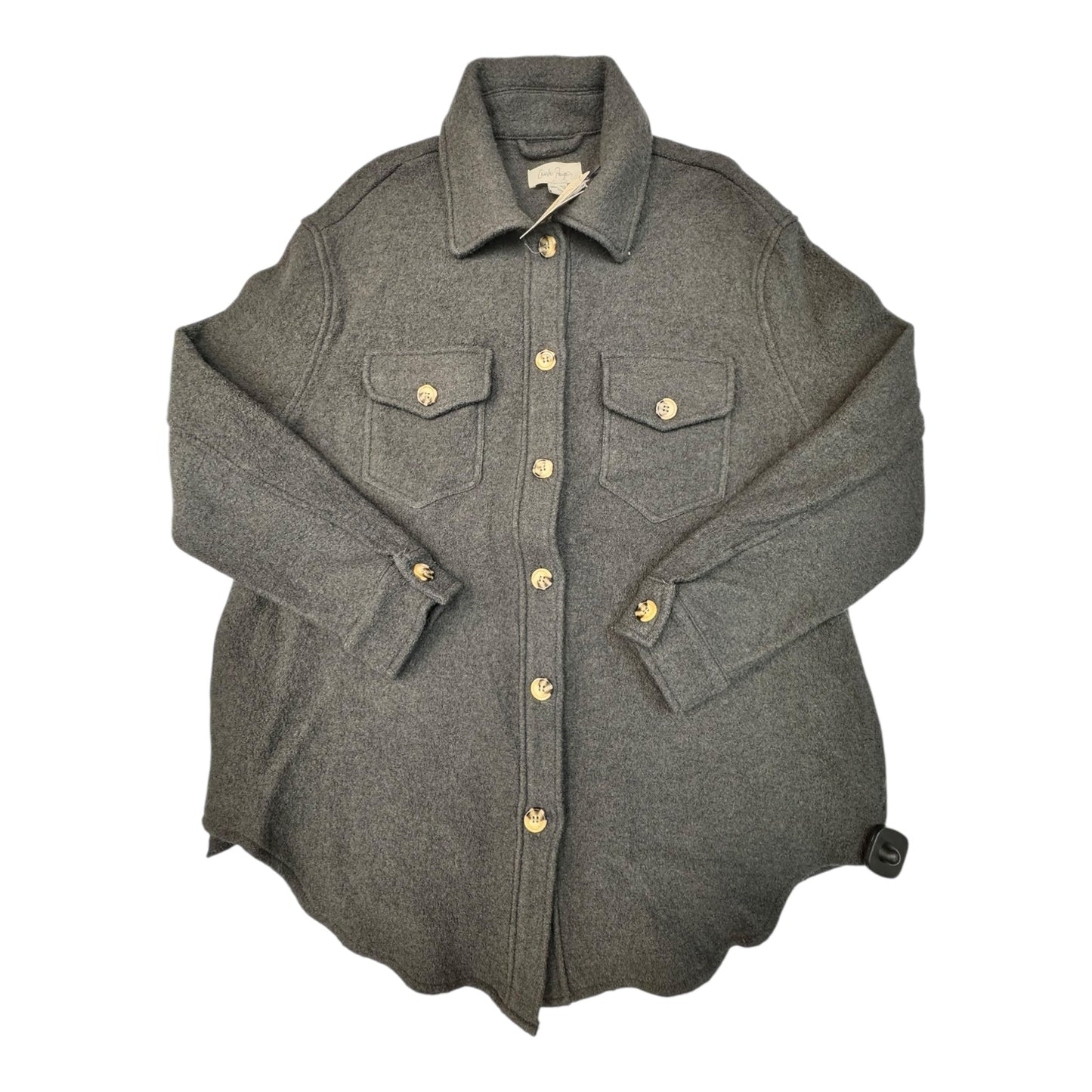 Blazer By Charlie Paige In Grey, Size:M