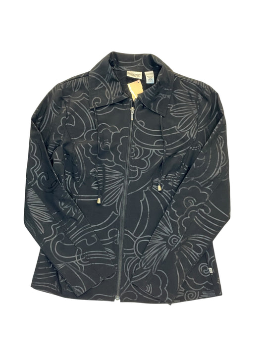 Athletic Jacket By Zenergy By Chicos In Black, Size:S