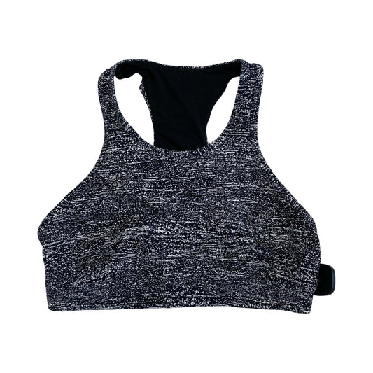 Athletic Bra By Lululemon In Black & White, Size:10