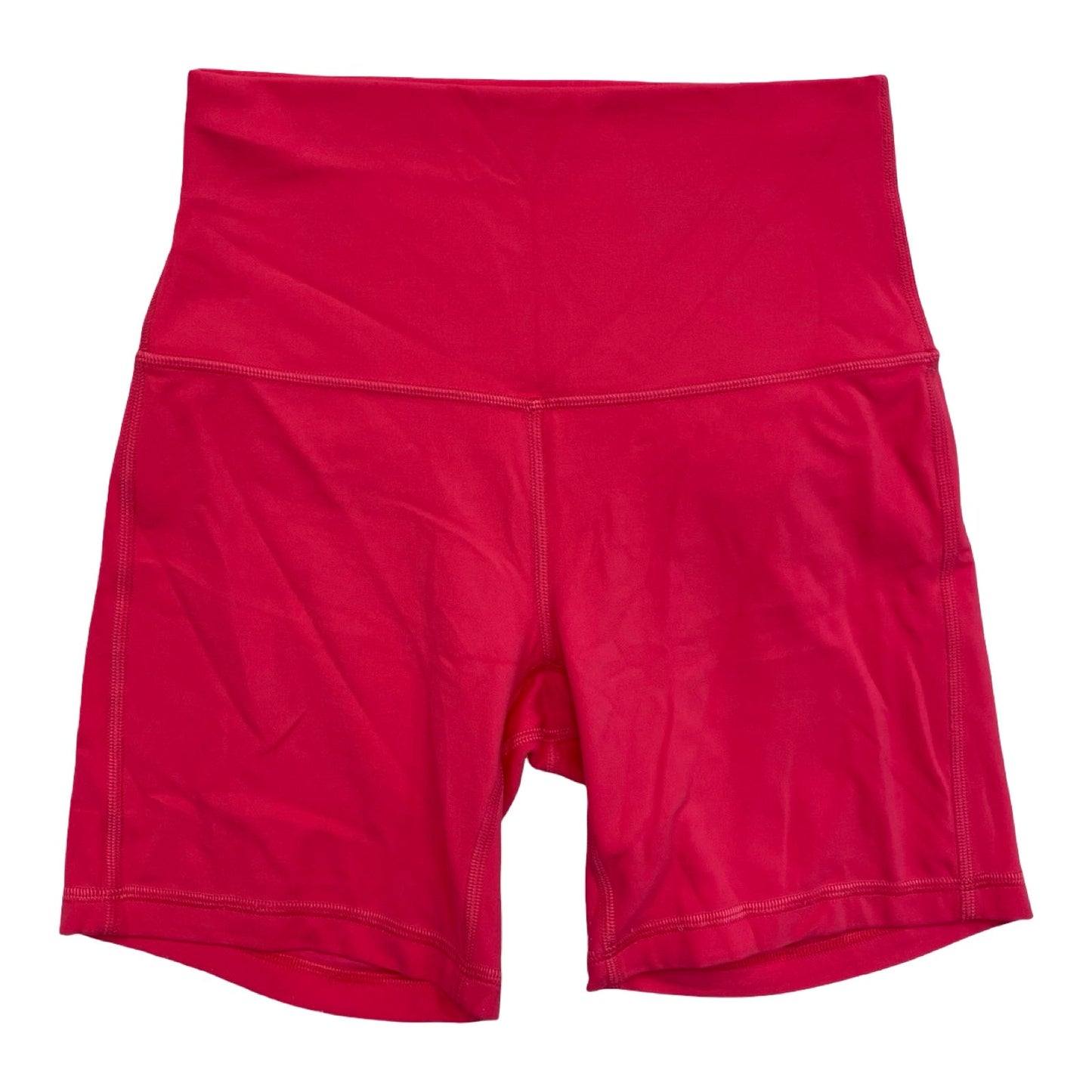 Athletic Shorts By Lululemon In Pink, Size:4