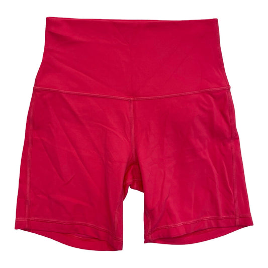 Athletic Shorts By Lululemon In Pink, Size:4