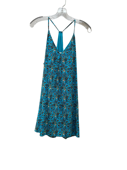 Dress Designer By Alice + Olivia In Blue & Brown, Size:M