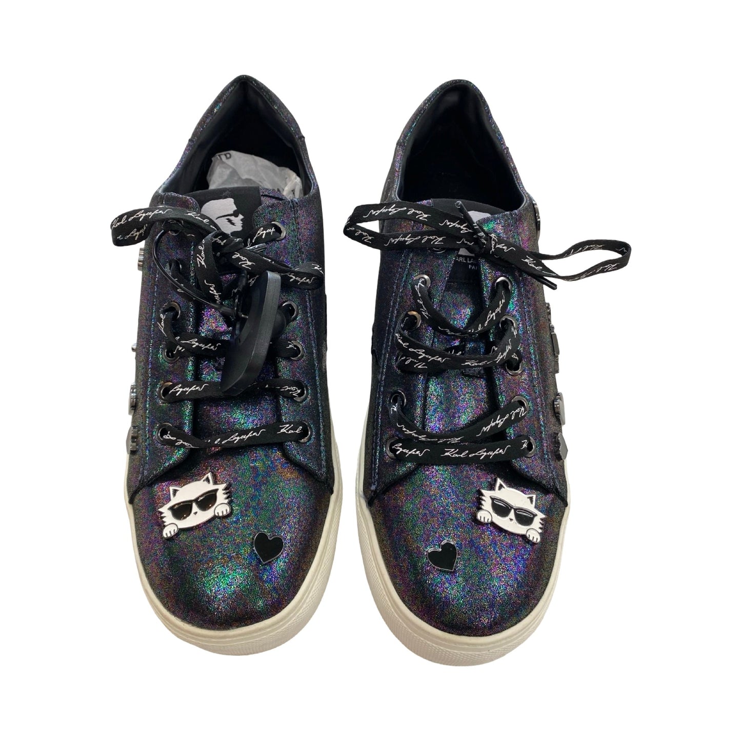 Shoes Designer By Karl Lagerfeld In Multi, Size:9.5