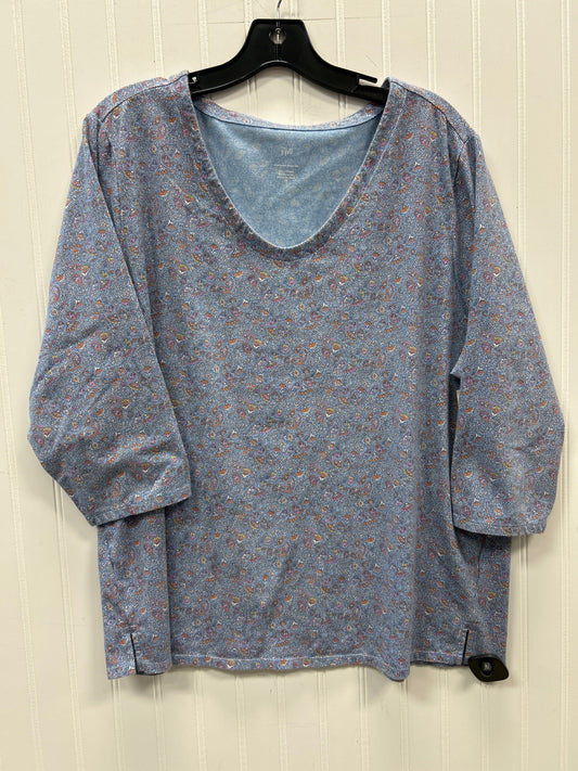 Top Ls By J. Jill In Purple, Size:2X