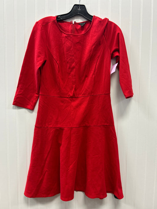 Dress Work By Ann Taylor In Red, Size:2